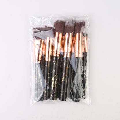 10pcs Set Makeup Brushes Tool Set Cosmetic Powder Eye Shadow Foundation