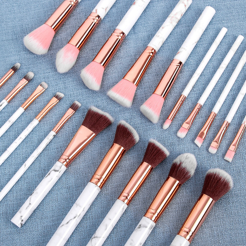 10-teiliges Set Make-up-Pinsel-Werkzeug-Set für Kosmetik, Puder, Lidschatten, Foundation 