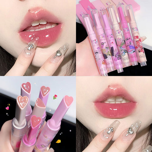 Heart shaped Lipstick Pen Girls Lip Makeup DuDu Lip